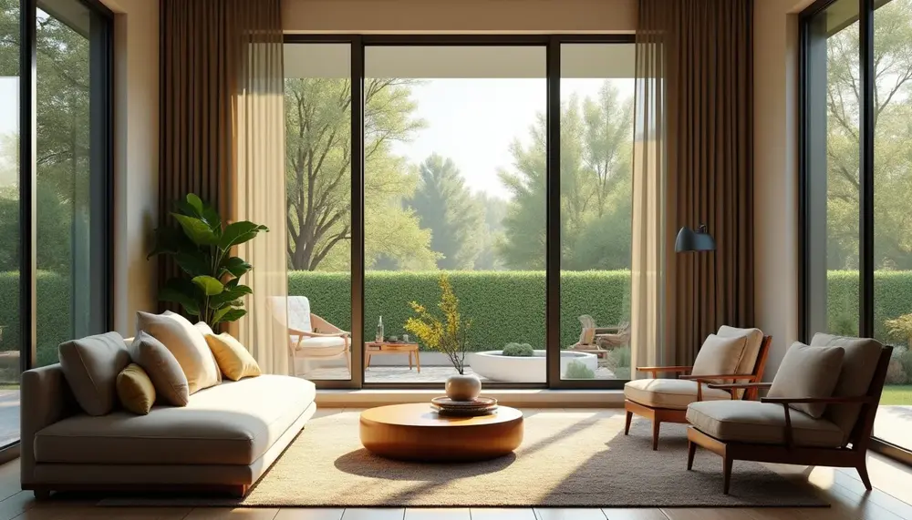 Die besten Tipps für die Gestaltung von Fenstern in großen Wohnzimmern
