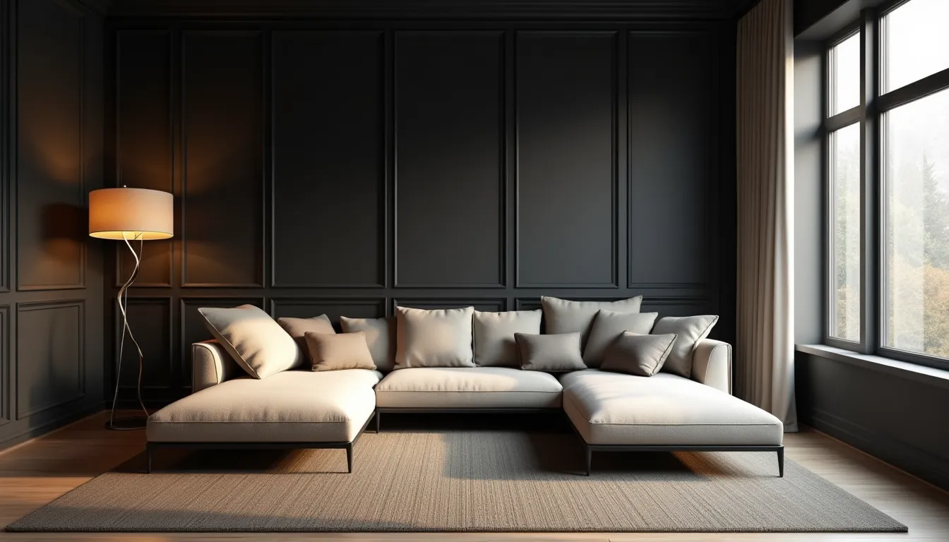 Dunkle Wohnzimmer gestalten: Tipps für einen stilvollen Look