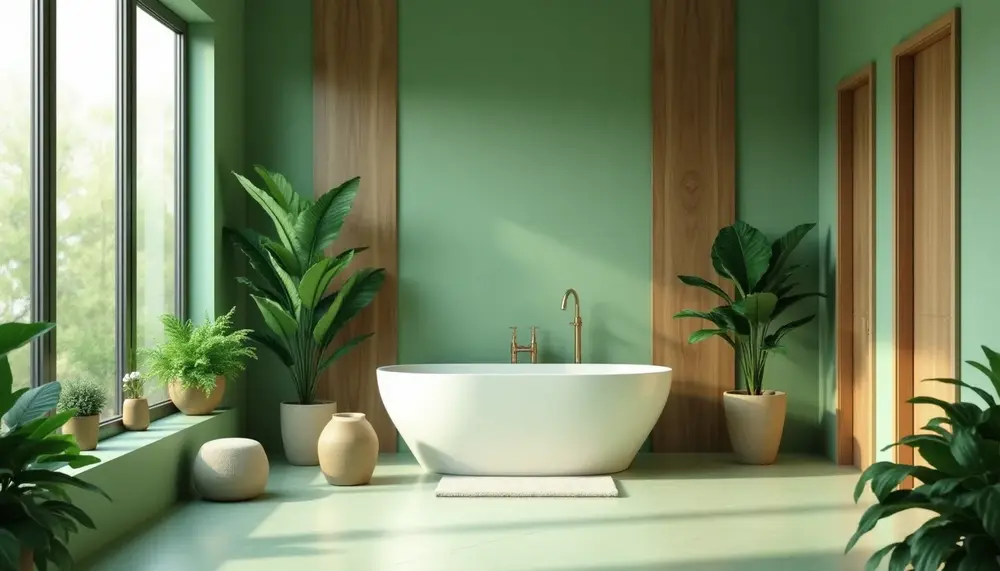 Grünes Bad gestalten: Frische Ideen für eine entspannende Atmosphäre