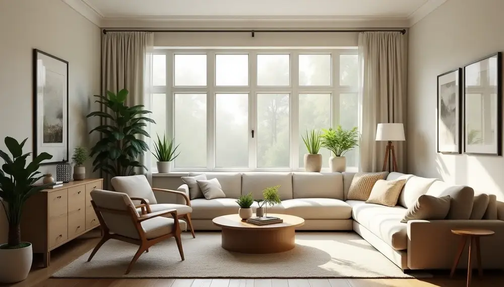 So gestalten Sie ein Wohnzimmer mit Erker perfekt und funktional